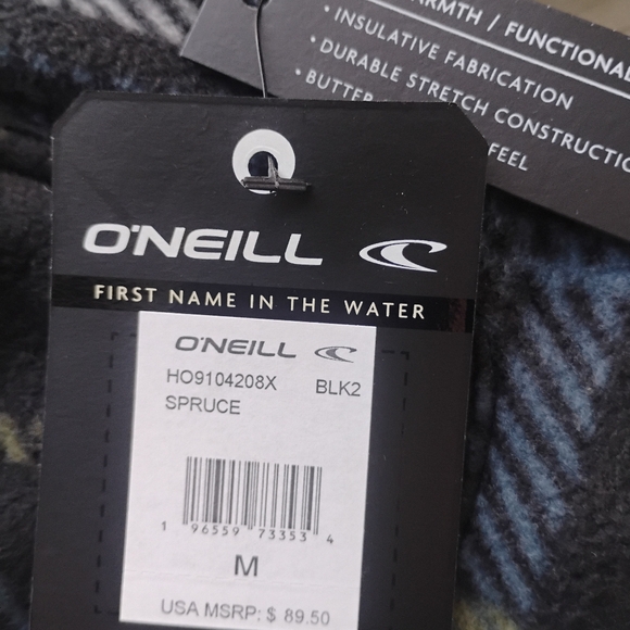 O'Neill NEW Spruce SuperFleece Sherpa Lined Flannel Jacket - Picture 11 of 16
